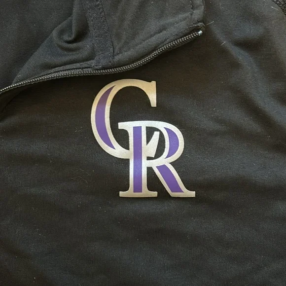 Nike men’s Colorado Rockies 1/4 zip - Picture 3 of 4